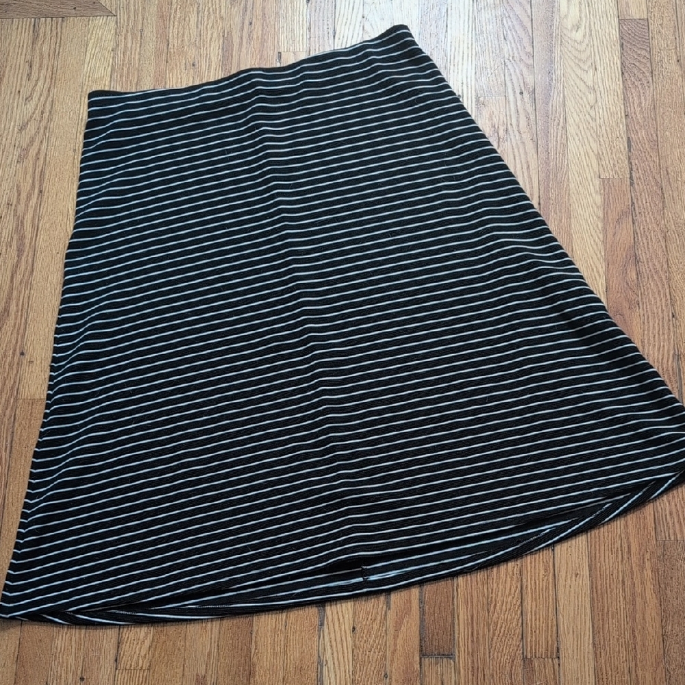 3 for $30: Striped Black and White Women's Skirt